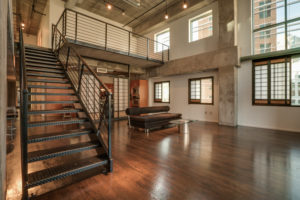 High rise loft apartment in downtown Dallas, TX - real estate photography