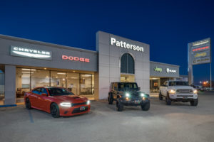 Photographed this exterior image of Patterson Dodge in Wichita Falls, TX