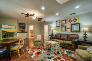 Interior image of a playroom at a FSBO, for sale by homeowner, real estate listing in Wichita Falls, TX