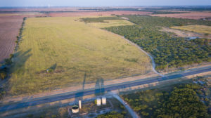 Aerial image of a land off of FM2178 near Olney, TX