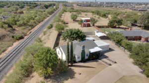 Aerial image of a home off Seymour Hwy in Wichita Falls, TX